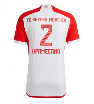 Bayern Munich Dayot Upamecano #2 Hemmatröja 2023-24 Kortärmad